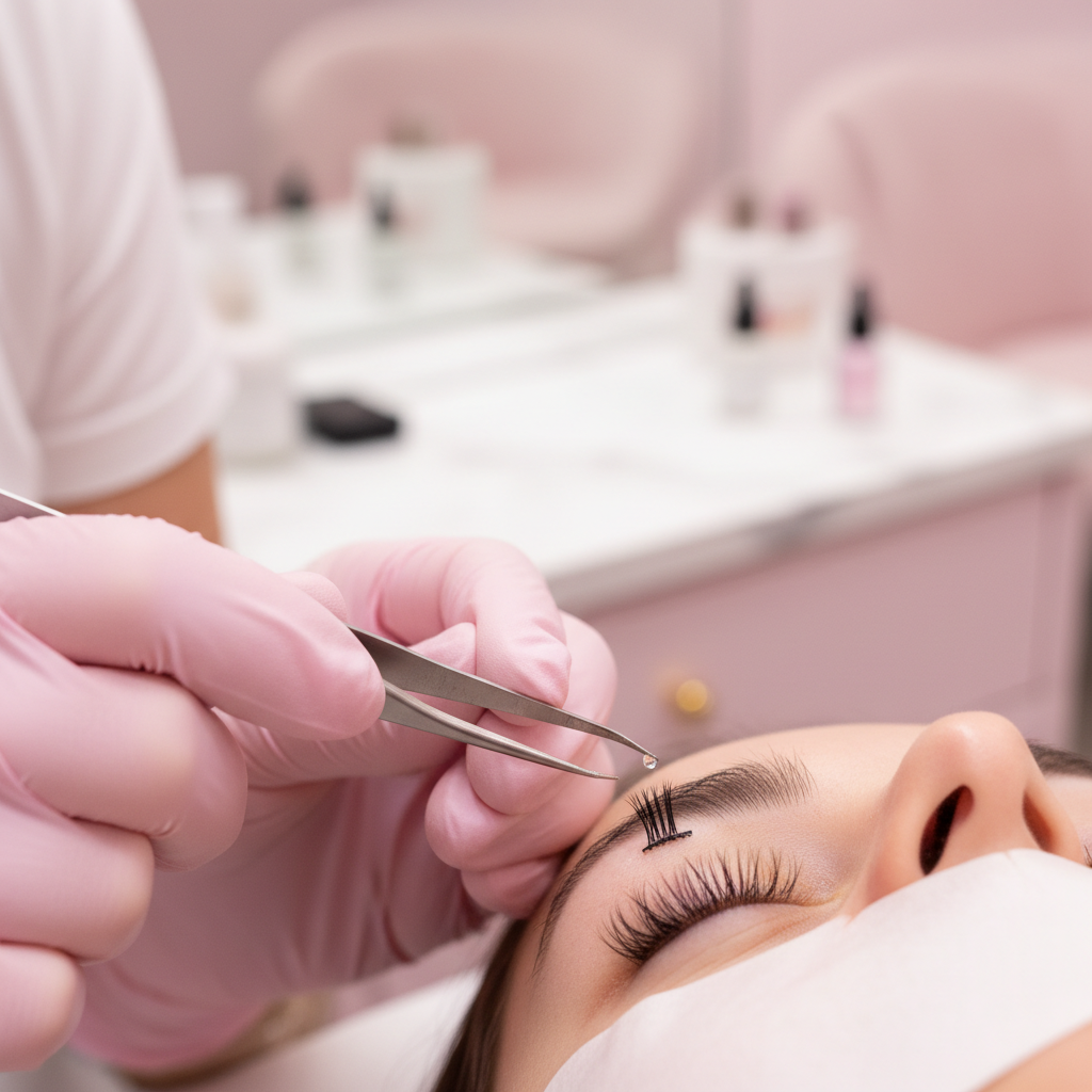 Lash removal service — professional safe removal of lash extensions